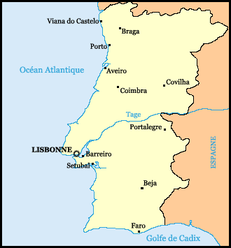 Carte Portugal