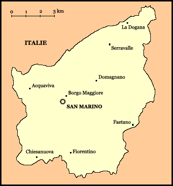 Carte Saint-Marin
